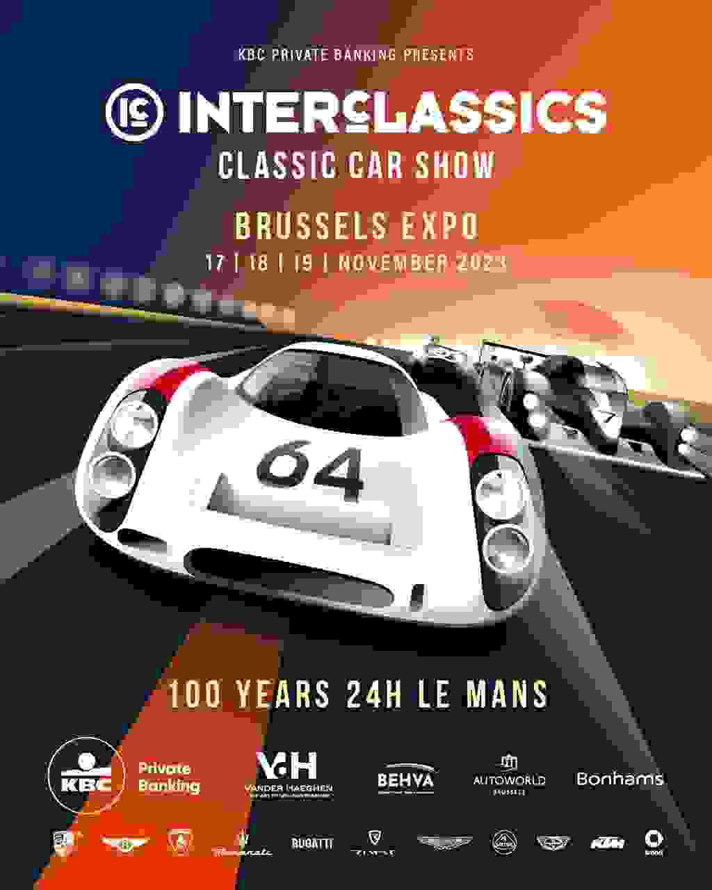 ACO Belgium fête le centenaire des 24h du Mans à Interclassics Brussels