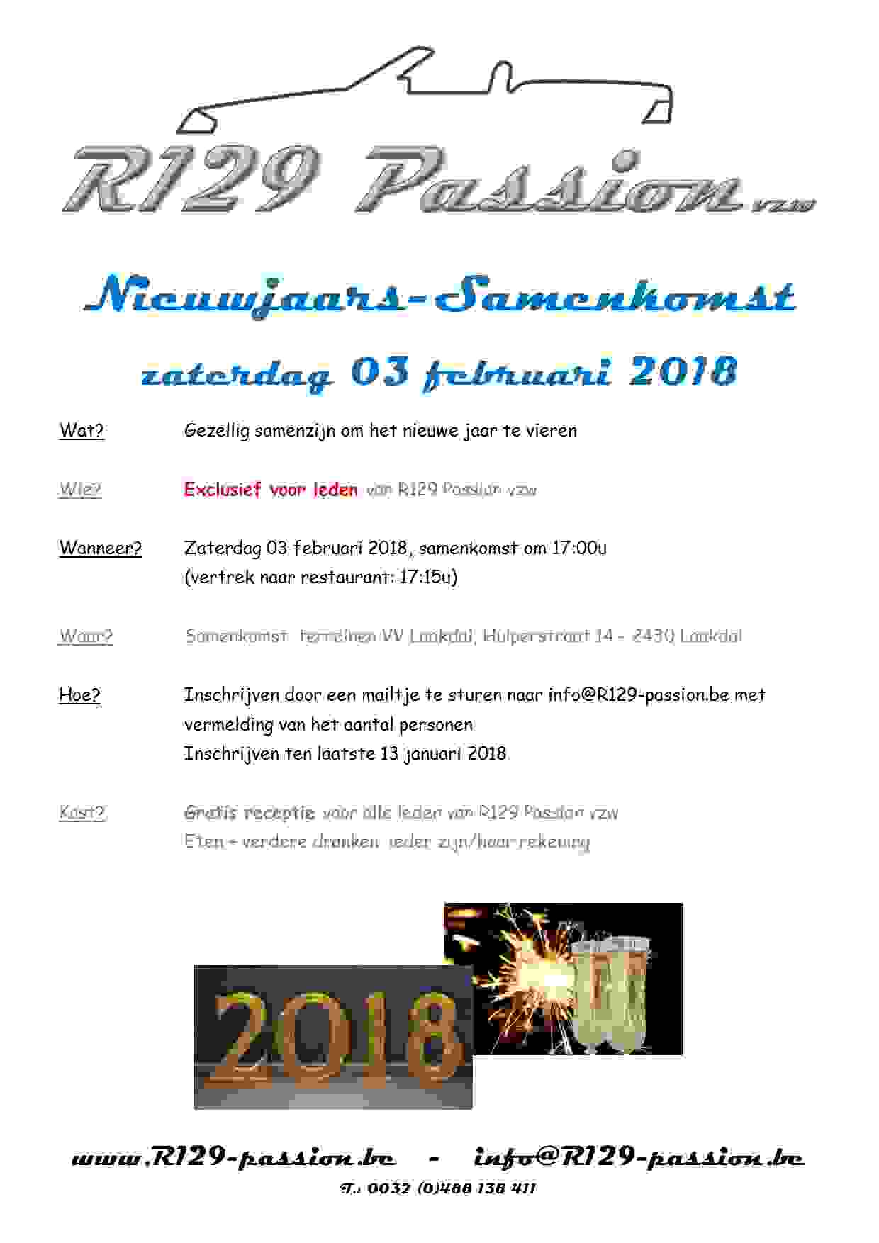 R129 Passion vzw - New Year's meeting (Laakdal)