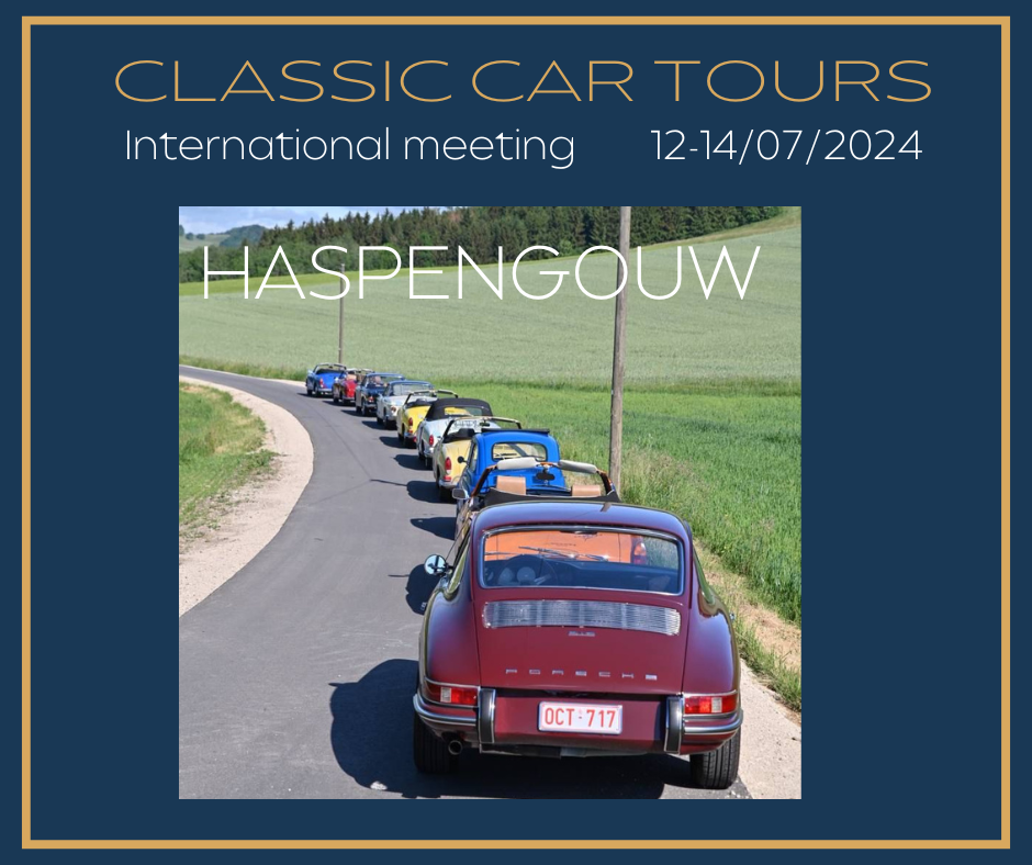 Classic Car Tours Haspengouw July 2024