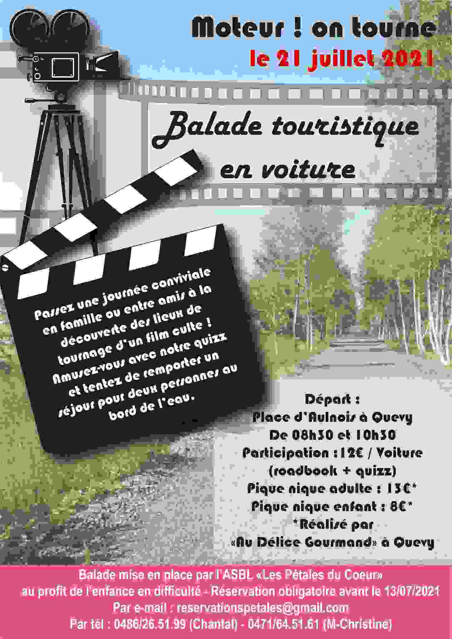 BALADE TOURISTIQUE  ! Moteur ! On tourne ...