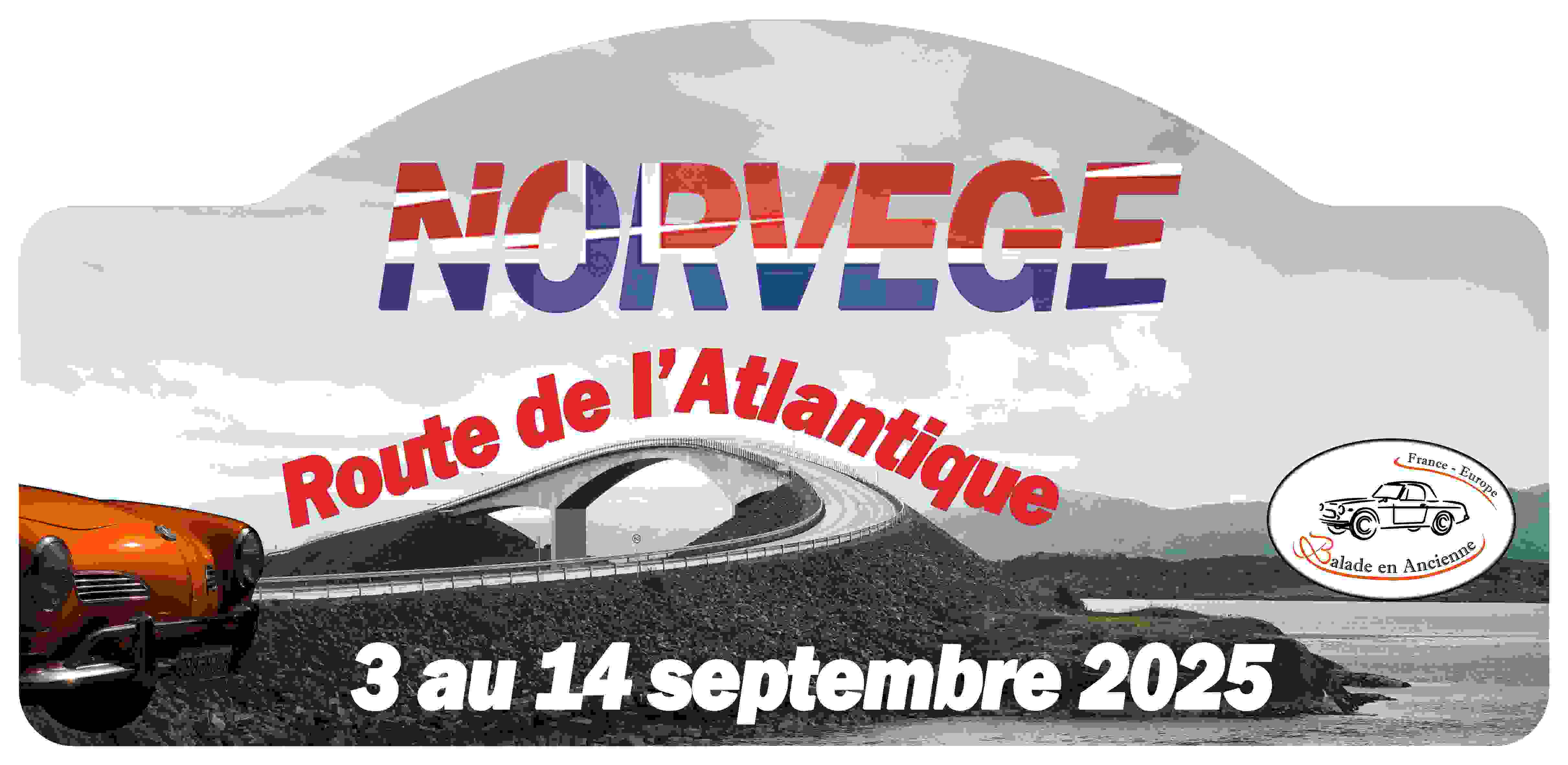 Rallye touristique Norvège Route de l'Atlantique