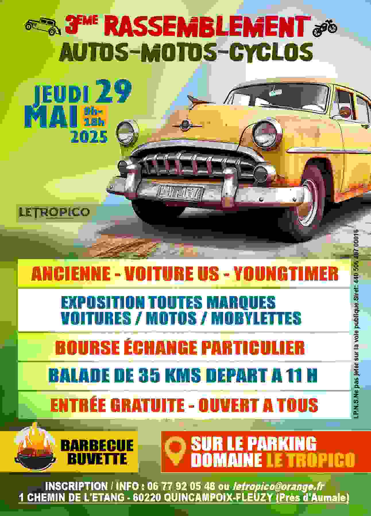 RASSEMBLEMENT AUTOS MOTOS CYCLOS