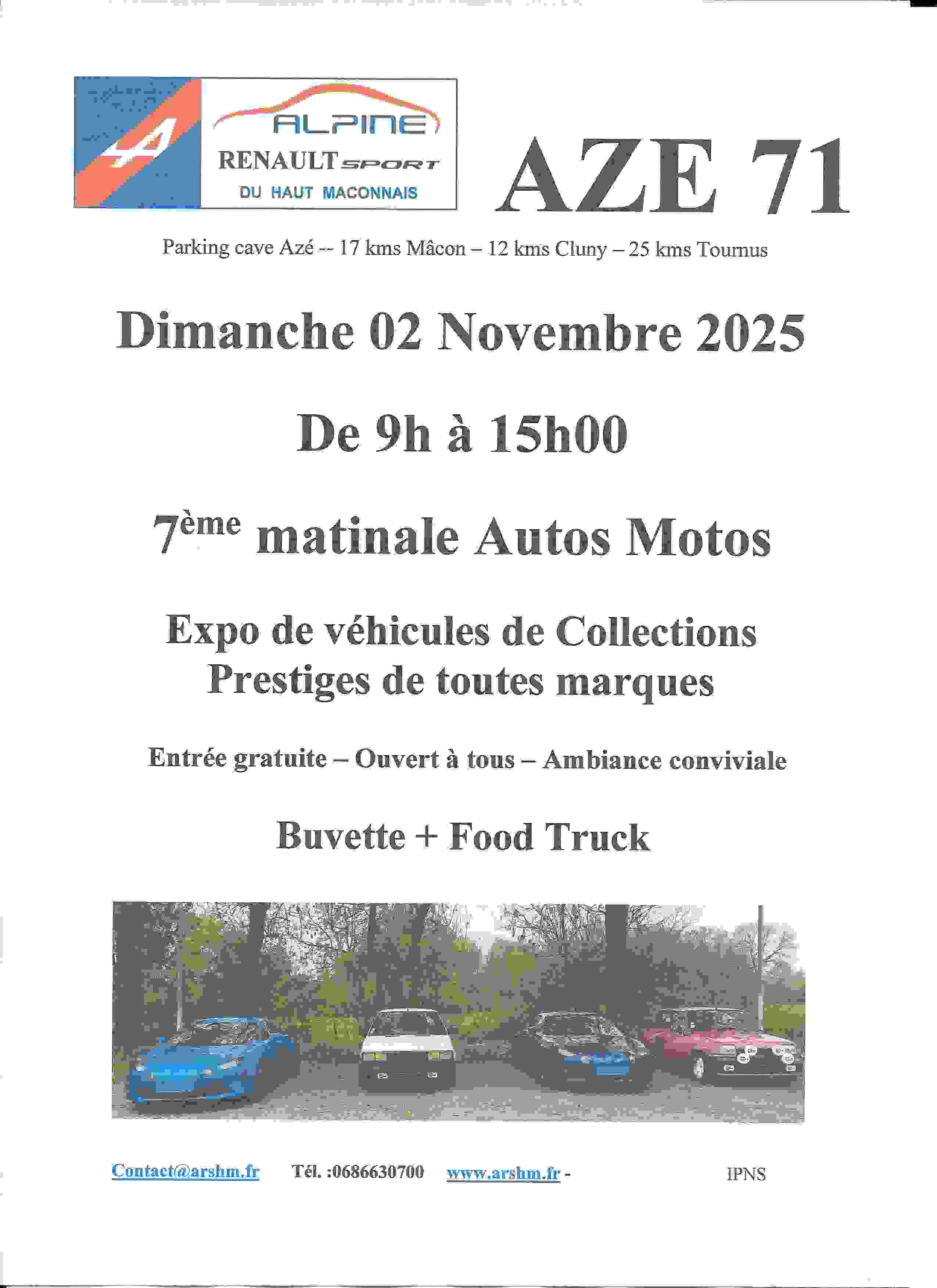 Expo autos motos de collections, prestiges, véhicules anciens de toutes marques