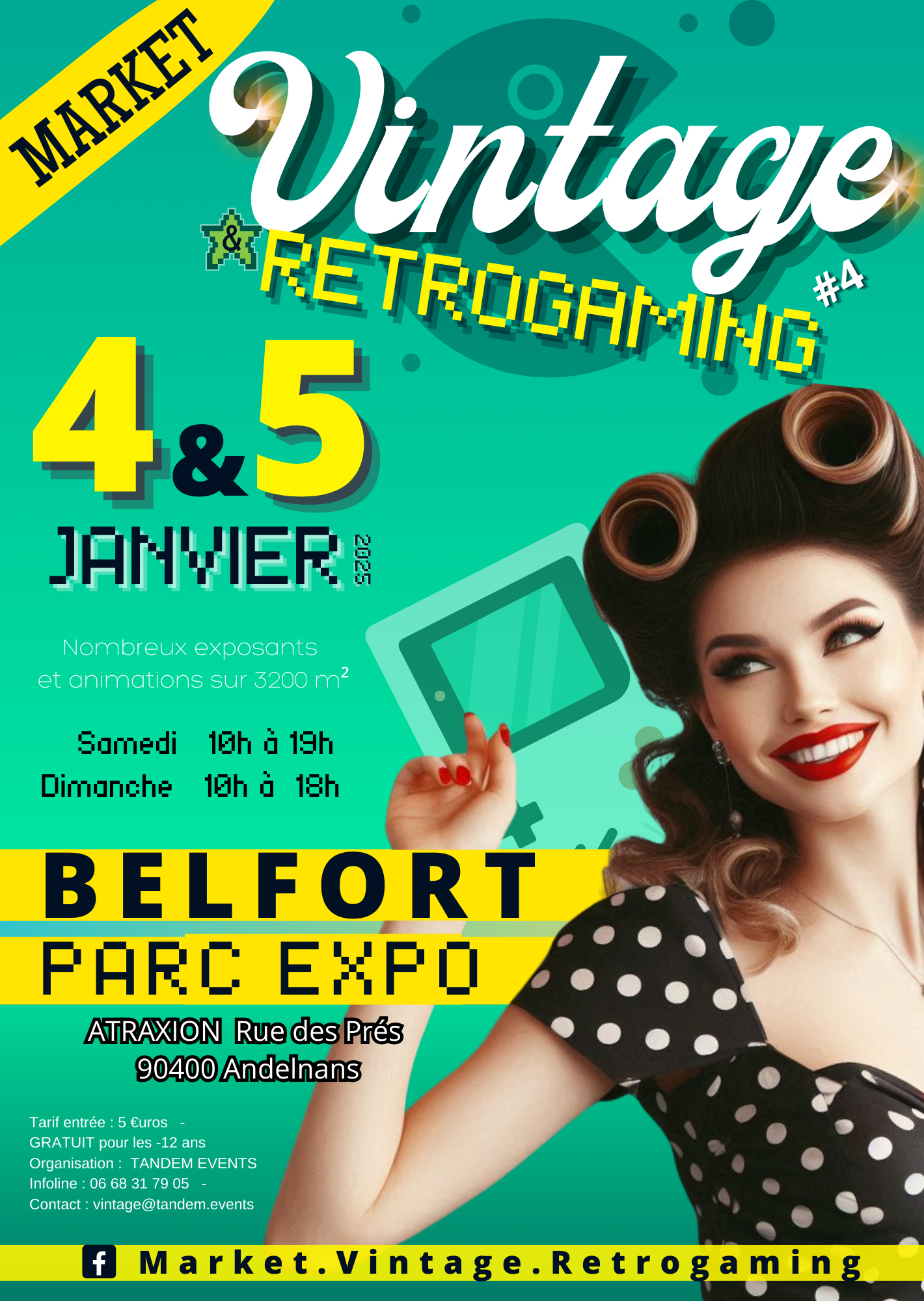 MARKET VINTAGE et RETROGAMING - BELFORT