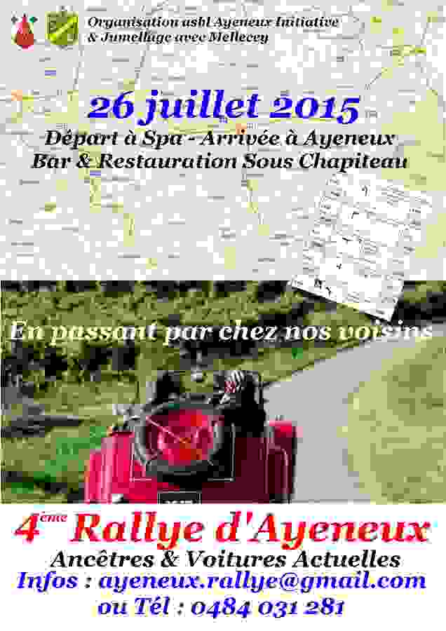 4ème rallye touristique d'Ayeneux