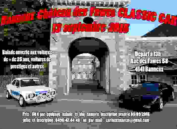 Banneux Château des Fawes Classic Car